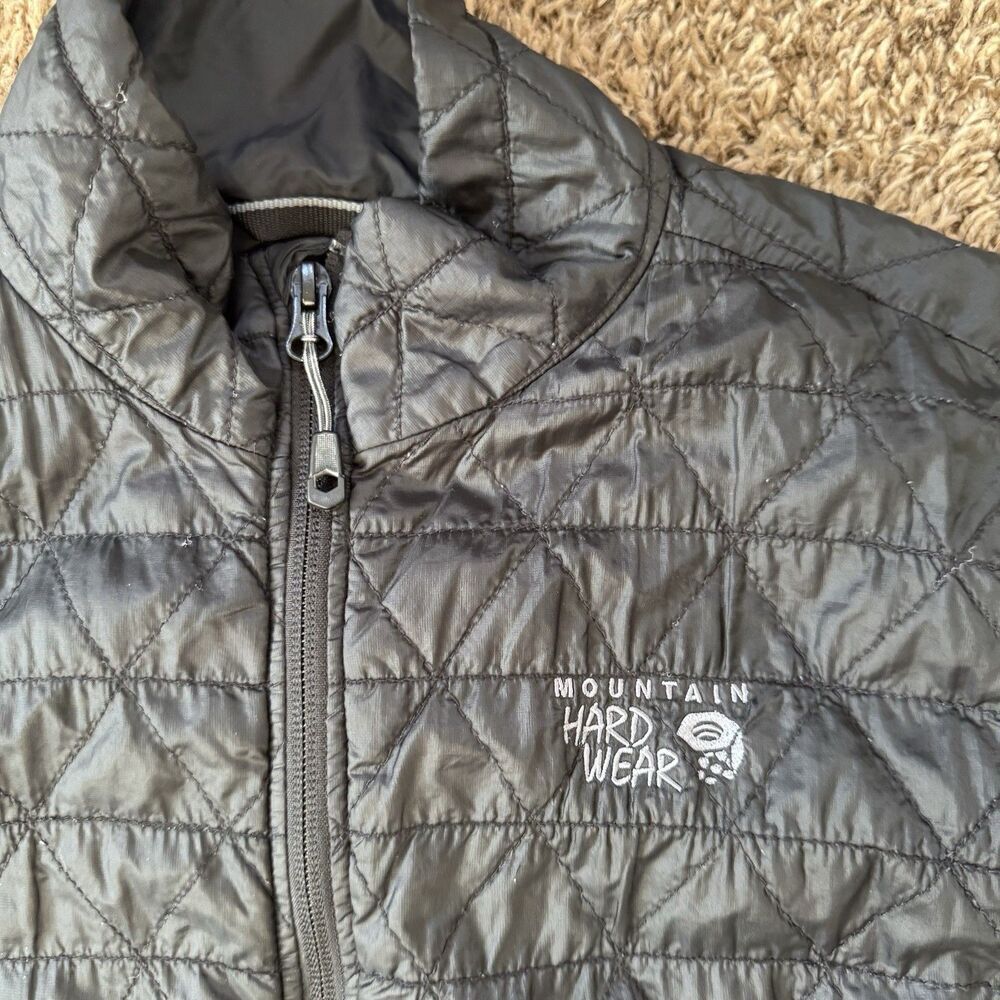 Mountain Hardwear Jacket Womens XS Black Thermal Q Elite Quilted Puffer Full Zip - Picture 6 of 9